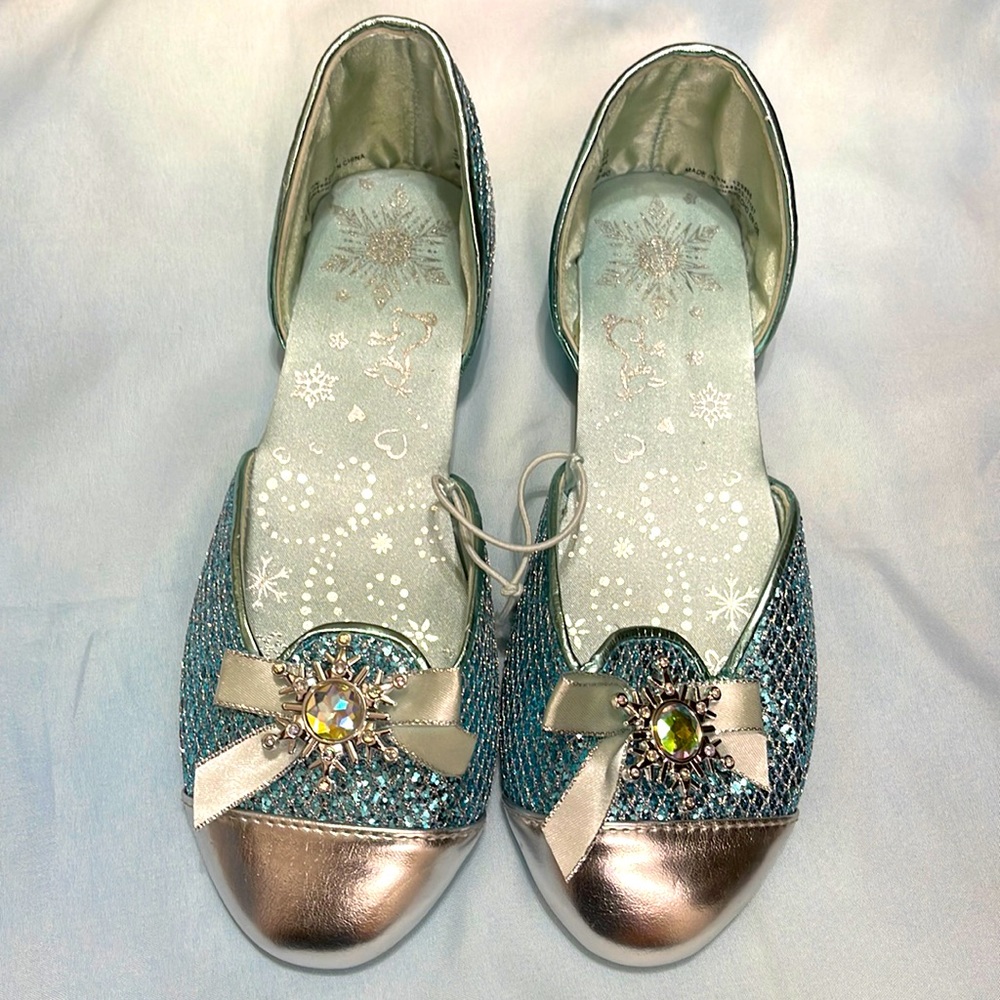 NWOT Disney Collection Elsa Costume Shoes - Girls